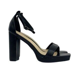 KAYLEEN / Nahlah-5 / Black / Platform / Chunky / Block Heels /  With Ankle